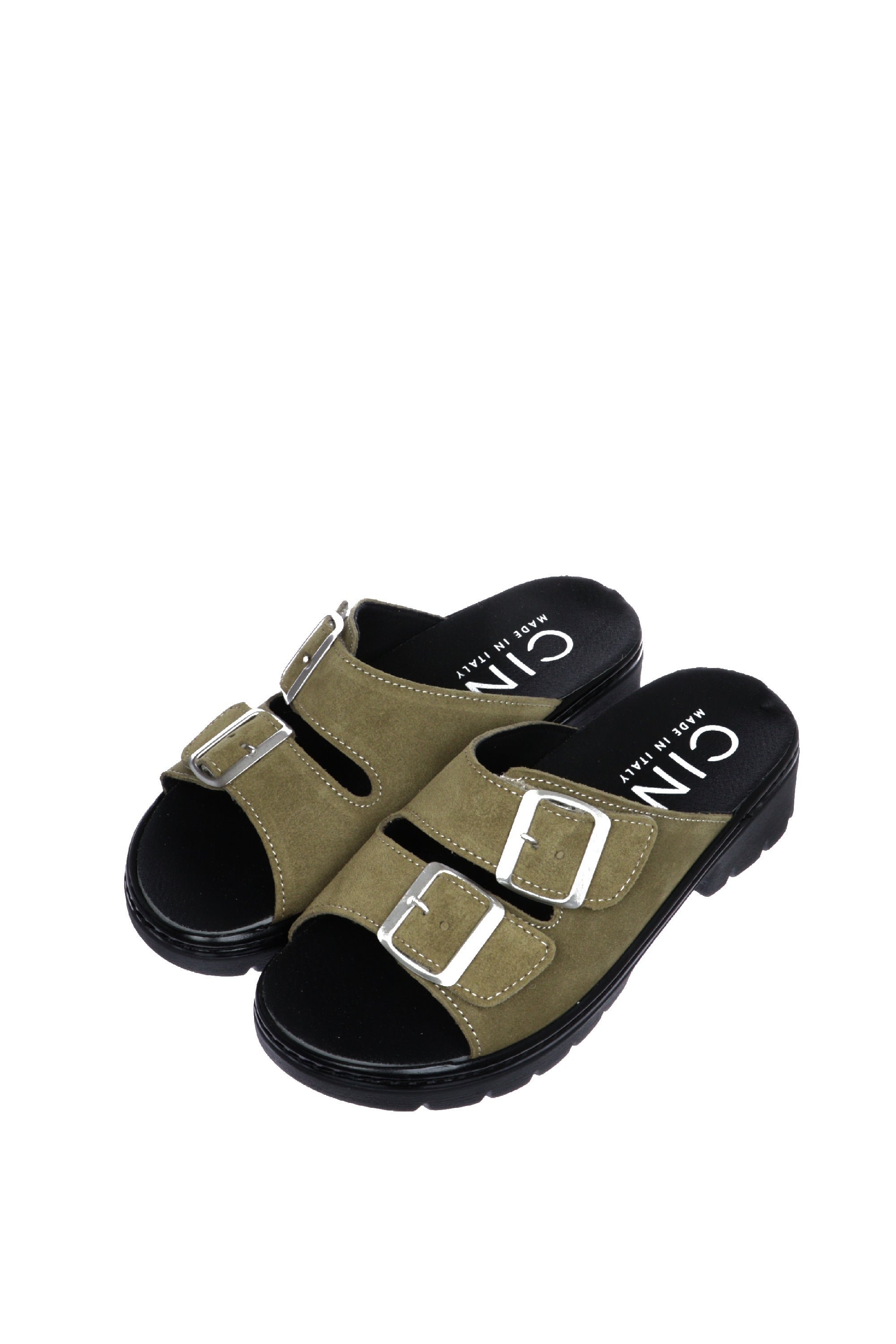 Sandalo scalzato con doppia fascia regolabile Cinzia Soft