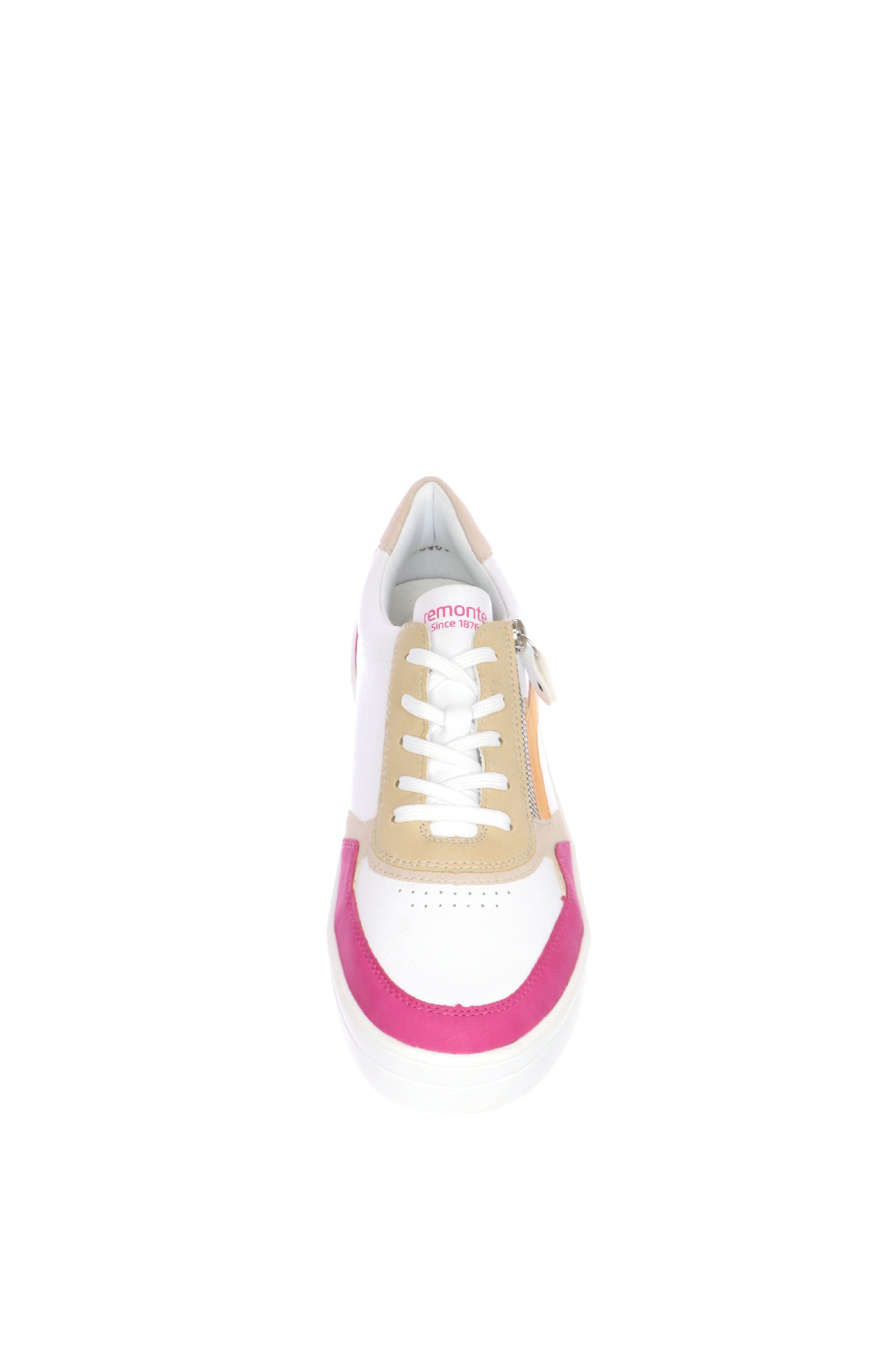 Sneakers bianca con dettagli colorati numeri grandi donna Remonte