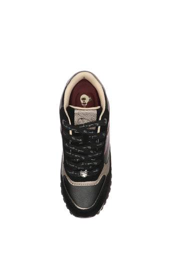 Sneakers London  in pelle e camoscio nero Anekke - 3