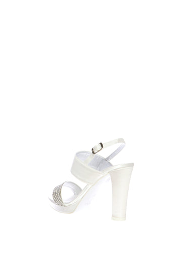 Sandalo sposa gioiello tacco alto doppio Joel - 6