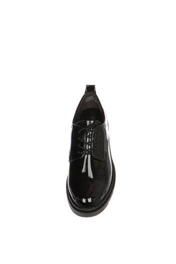 Allacciato francesina in vernice nero Tamaris - 4