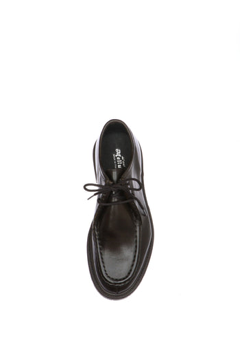 Allacciato uomo in pelle vitello Testa di moro Melluso - 5