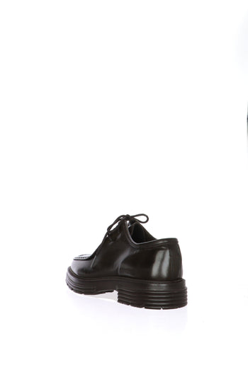 Allacciato uomo in pelle vitello Testa di moro Melluso - 4