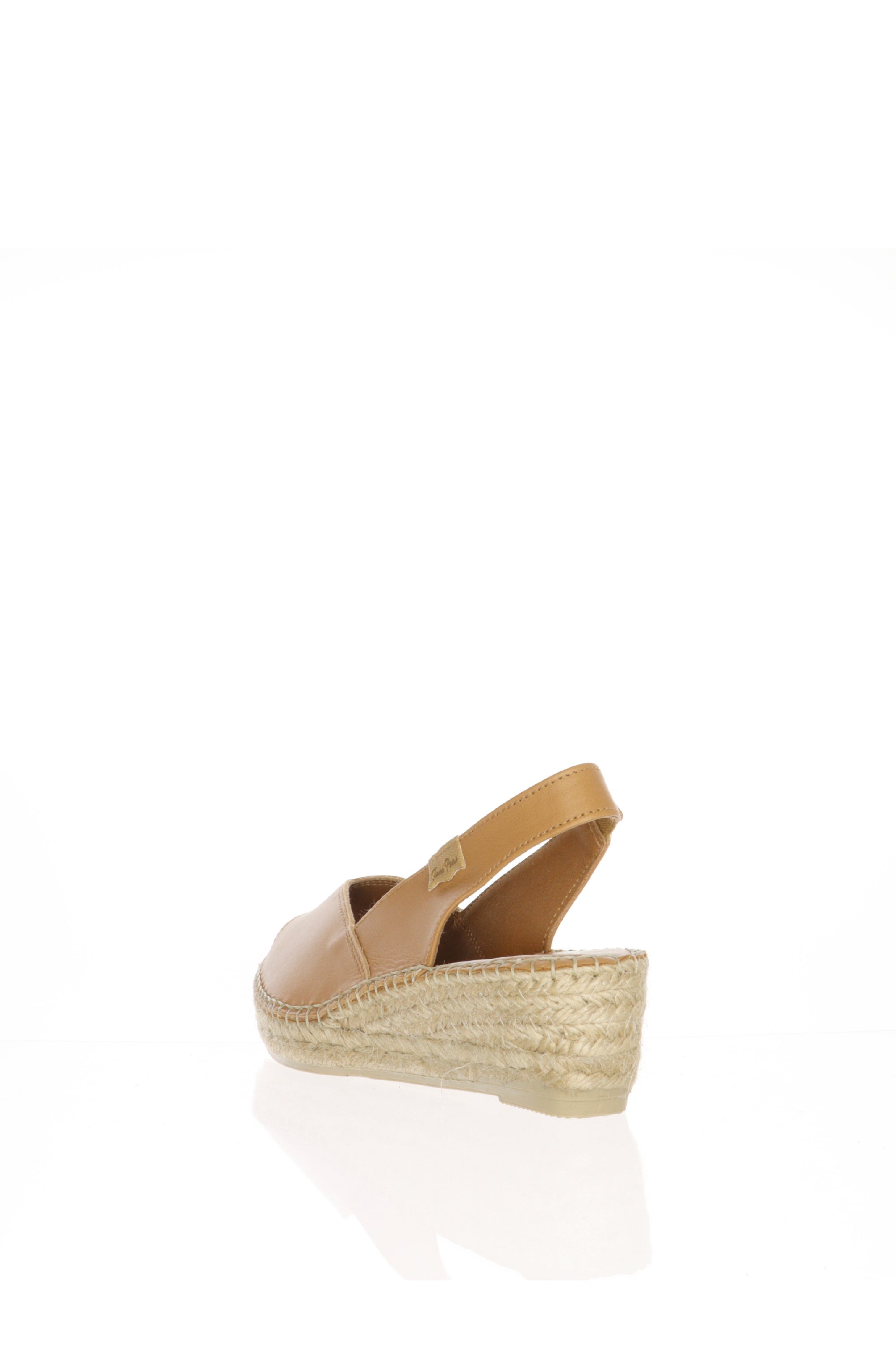 Sandalo espadrillas in pelle cuoio