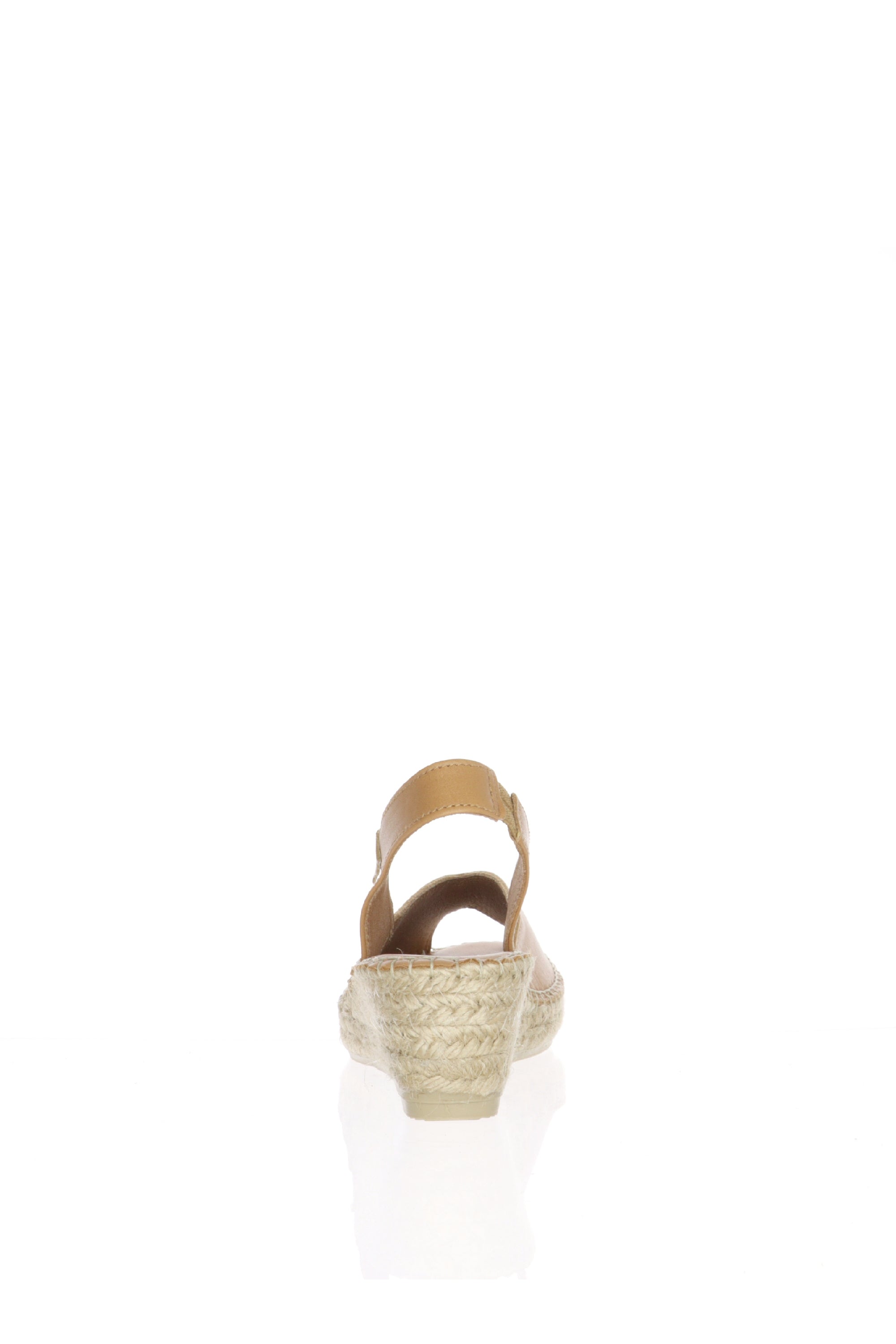 Sandalo espadrillas in pelle cuoio