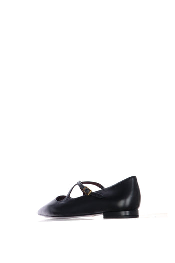 Ballerina Mary Jane in pelle nera - 4