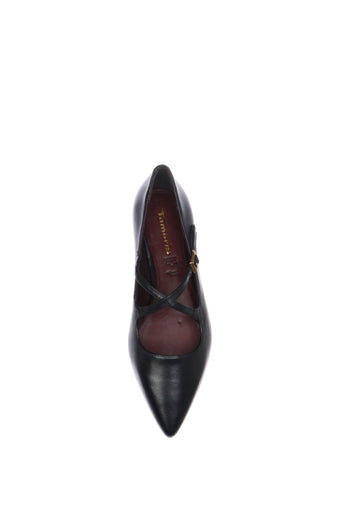 Ballerina Mary Jane in pelle nera - 6