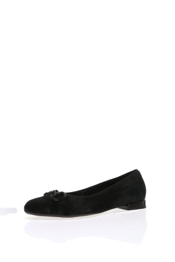 Ballerina in camoscio nera o viola numeri grandi donna Ara - 3