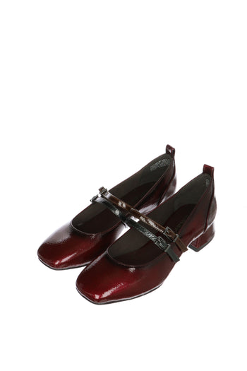 Ballerina maryjane in vernice con tacco basso Tamaris - 6