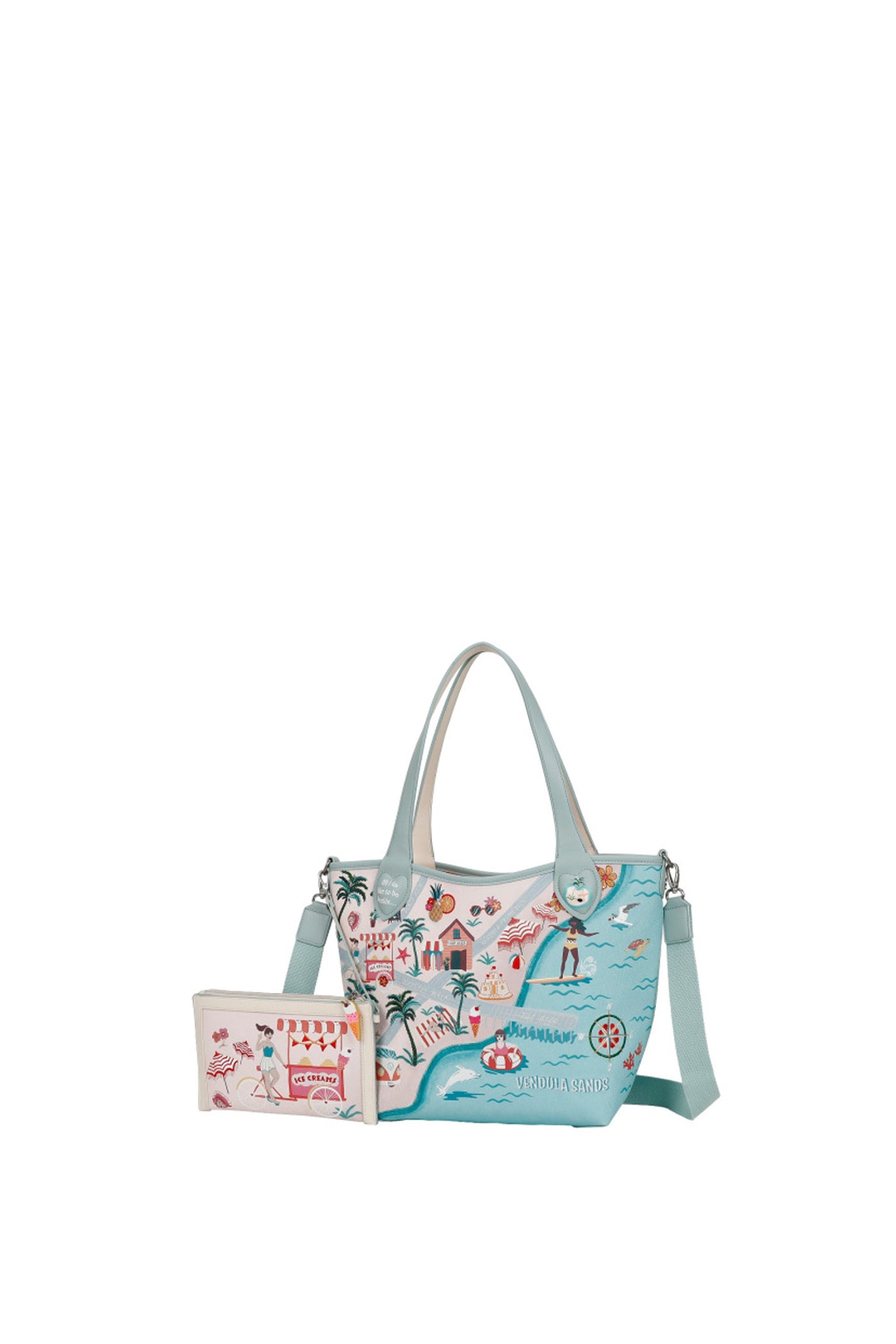 Borsa Tote Reversibile e Pochette Vendula Sands