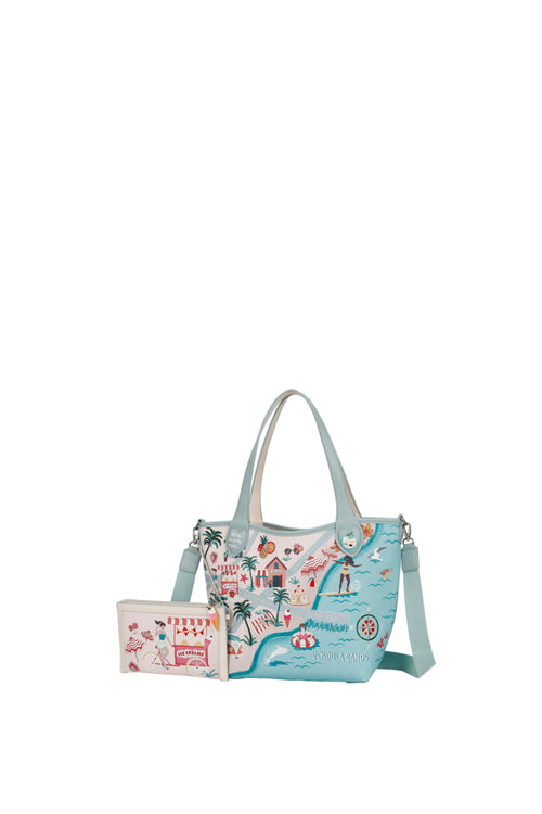 Borsa Tote Reversibile e Pochette Vendula Sands - 1