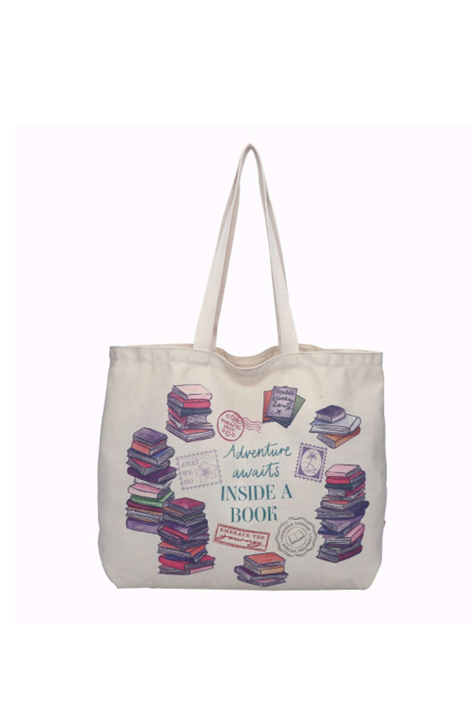 Borsa Tote ''Canvas'' Vendula Travelling Library Vendula London