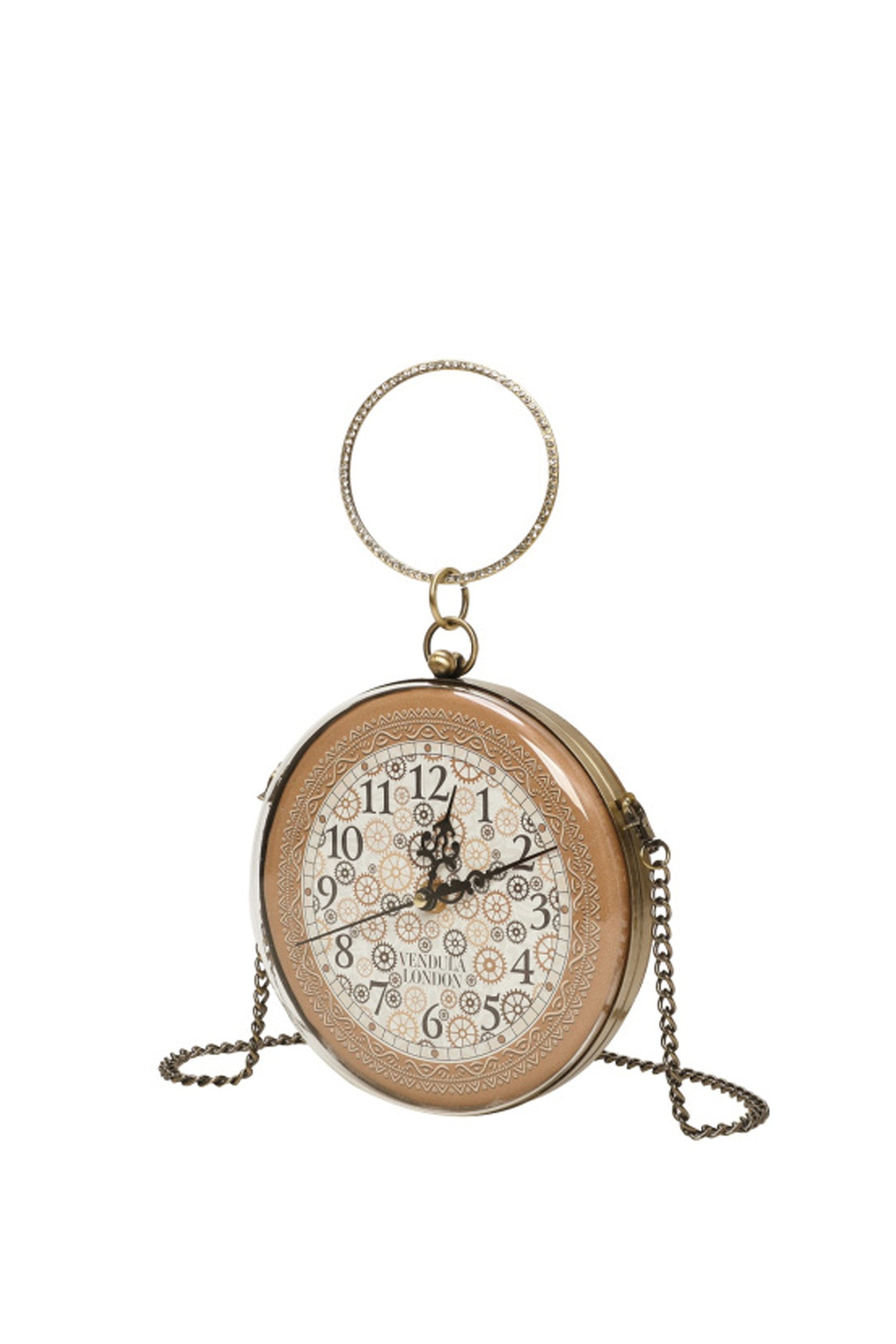 Borsa ''Pocket Watch'' Tick Tock Clock Shop Vendula London