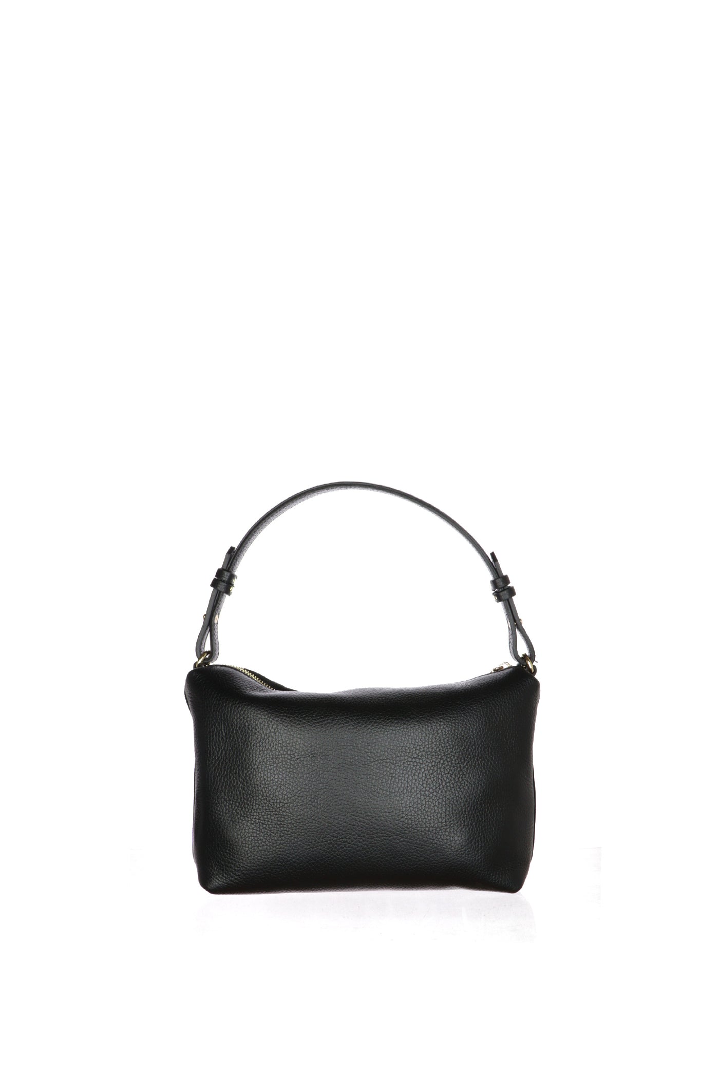 Borsa a spalla in pelle con catena made in Italy 2