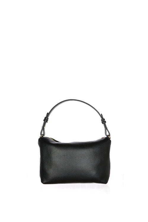 Borsa a spalla in pelle con catena made in Italy - 2