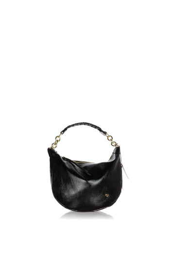 Borsa a spalla in vernice Made in Italy - 3