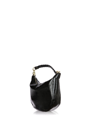 Borsa a spalla in vernice Made in Italy - 4