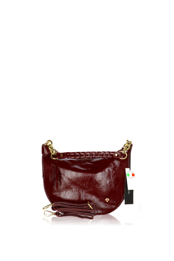 Borsa a spalla in vernice Made in Italy - 5