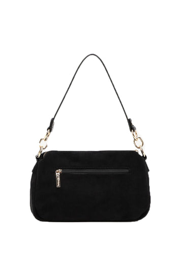 Borsa a spalla tamaris nera marrone verde con tasche frontali - 9
