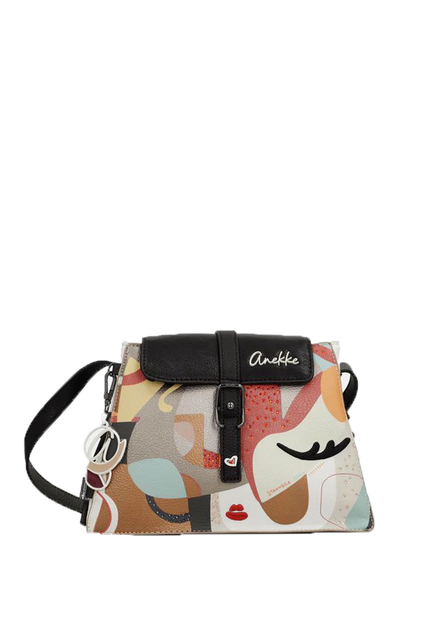 Borsa a tracolla con patta Eikon Anekke