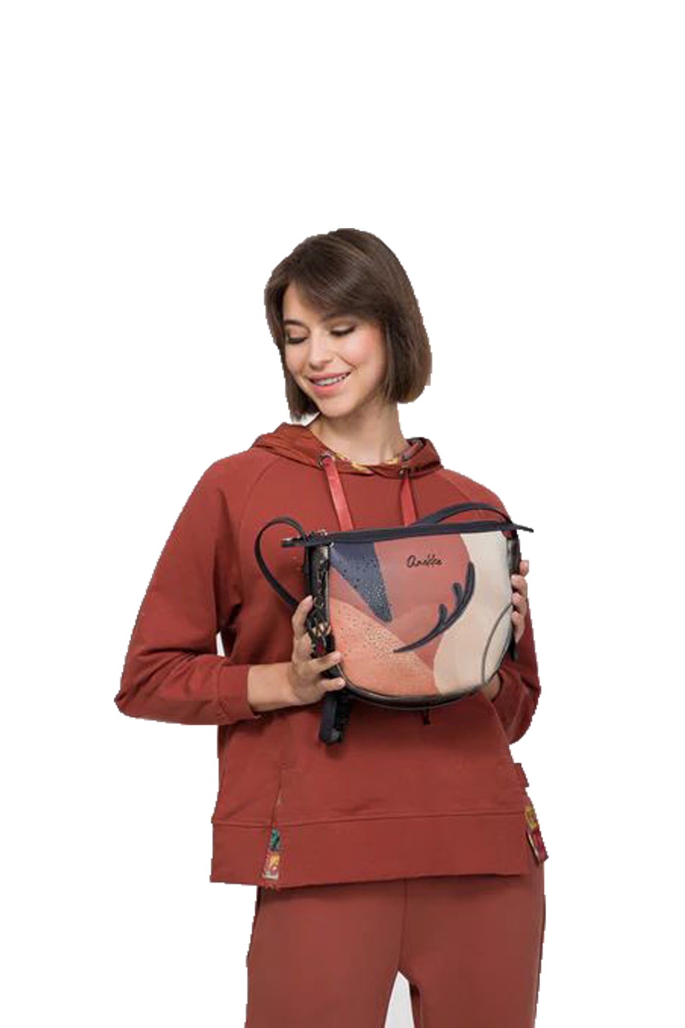 Borsa a tracolla ovale Eikon Anekke 2