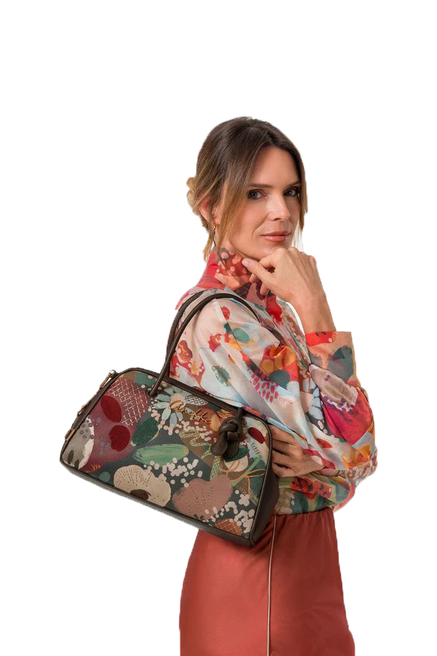 Borsa con manico corto Blossom 2