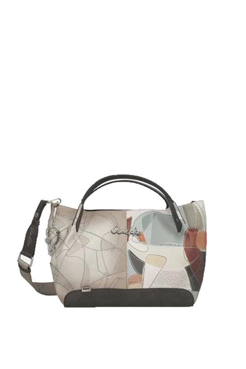 Borsa con manico corto e tracolla Auralis Anekke - 1