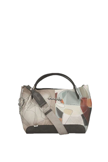 Borsa con manico corto e tracolla Auralis Anekke - 4
