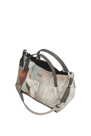 Borsa con manico corto e tracolla Auralis Anekke - 6