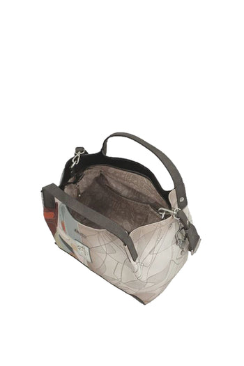 Borsa con manico corto e tracolla Auralis Anekke - 7