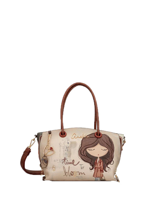 Borsa con manico corto e tracolla Tulip - 1