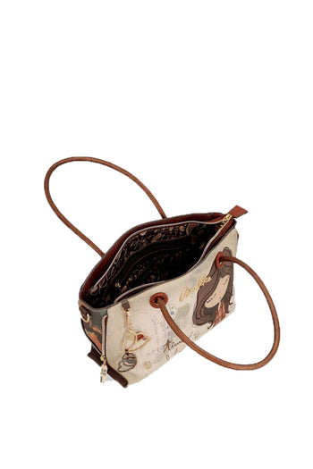 Borsa con manico corto e tracolla Tulip - 4