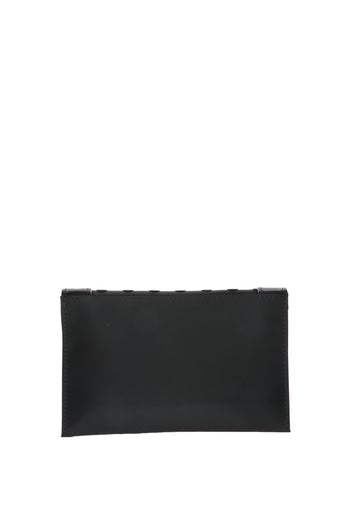 Borsa pochette rosa e nera con tracolla Melluso - 17