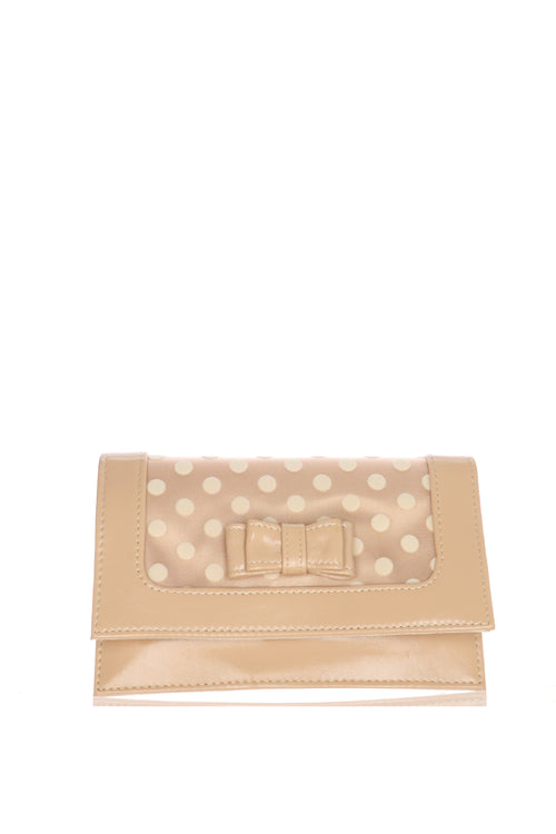 Borsa pochette rosa e nera con tracolla Melluso - 1