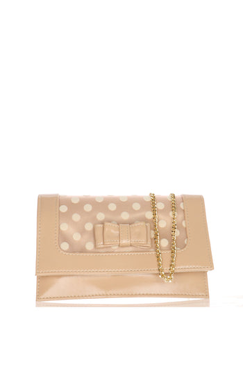 Borsa pochette rosa e nera con tracolla Melluso - 7