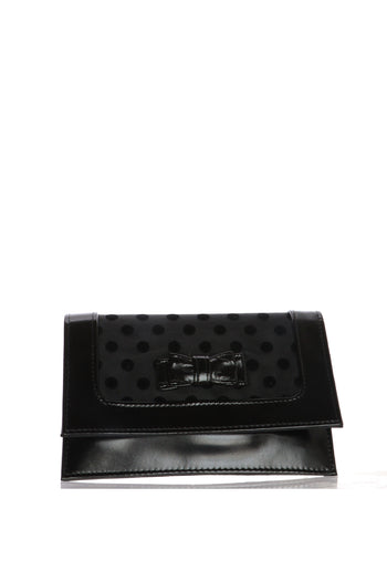 Borsa pochette rosa e nera con tracolla Melluso - 3