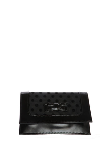Borsa pochette rosa e nera con tracolla Melluso - 15