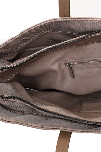 Borsa shopper e tote bag Tamaris nera con tracolla e mini pochette - 11