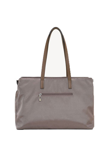 Borsa shopper e tote bag Tamaris nera con tracolla e mini pochette - 8