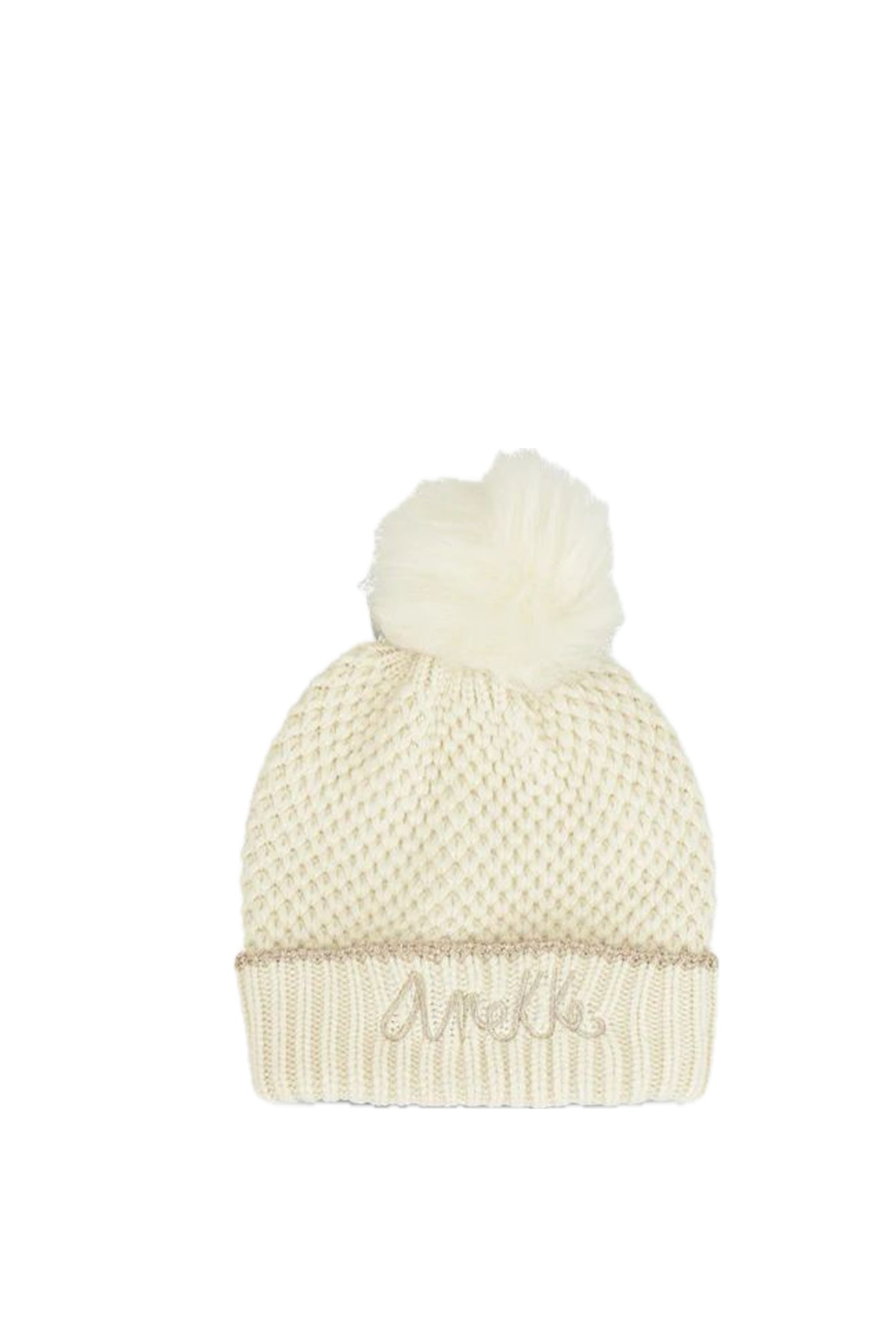 Cappello in maglia beige Anekke