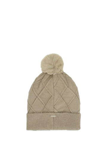 Cappello in maglia beige con particolari Anekke - 3