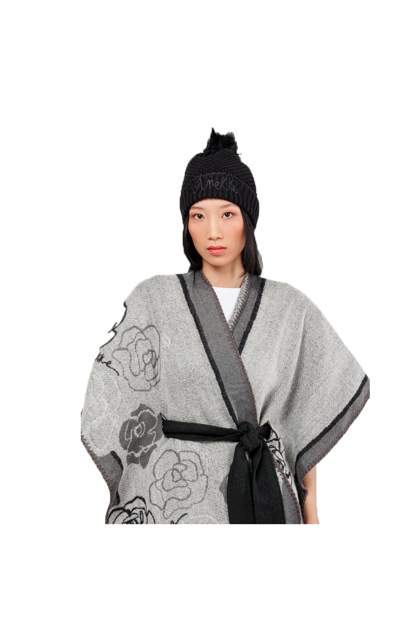 Cappello in maglia nero Anekke 2