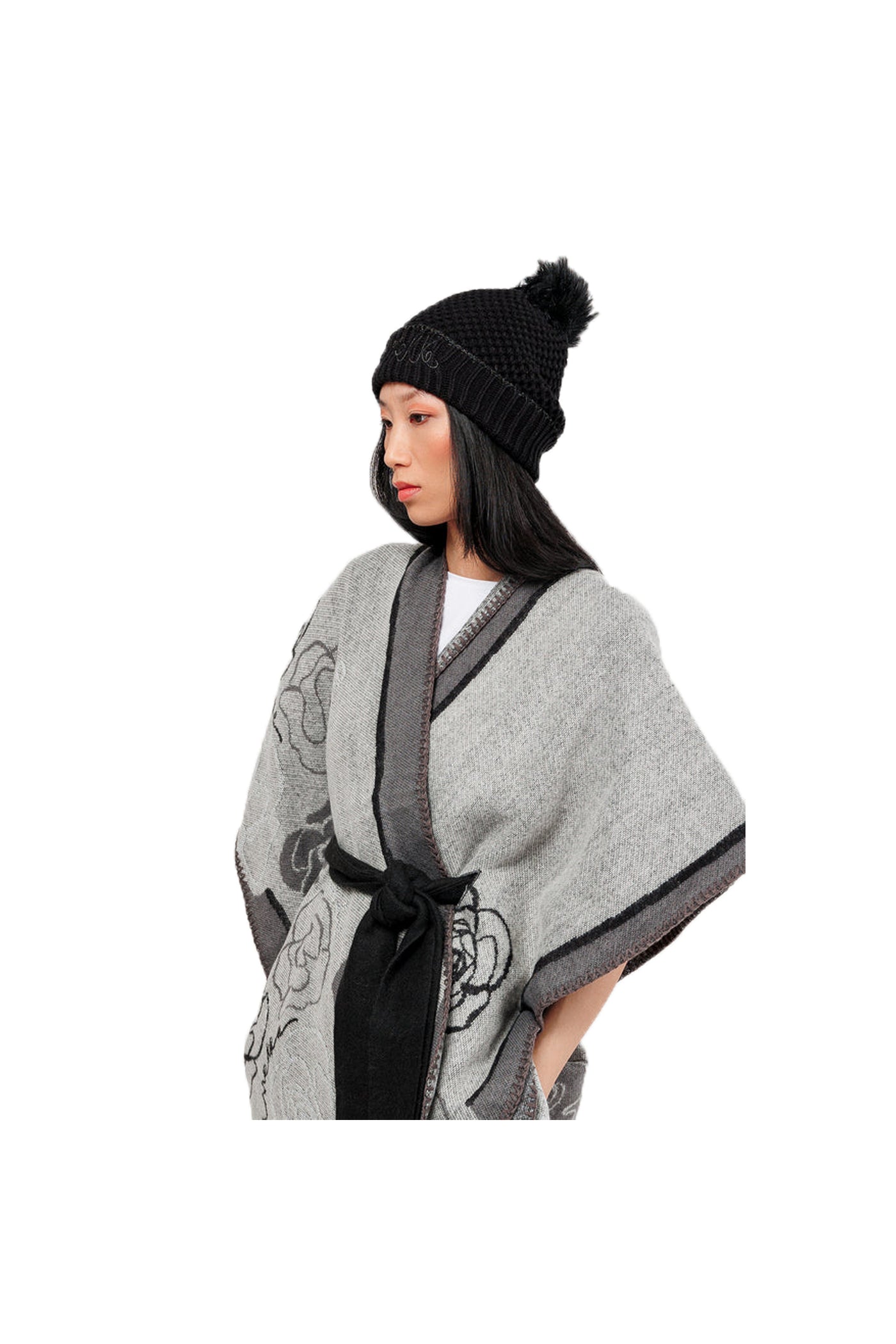 Cappello in maglia nero Anekke