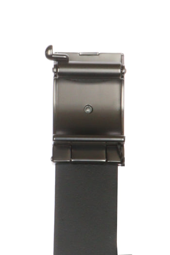 Cintura Uomo Elegante con Fibbia Automatica Satinata - 4