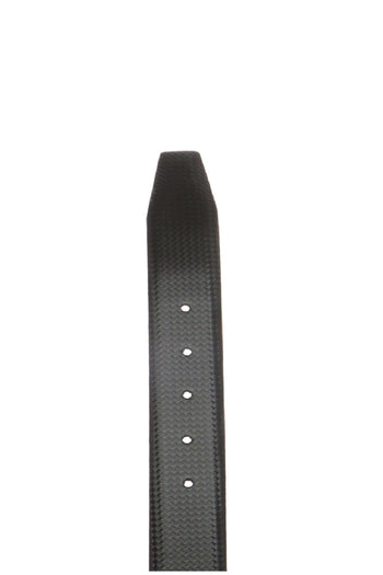 Cintura Uomo Elegante in Vera Pelle Effetto Intrecciato - 9