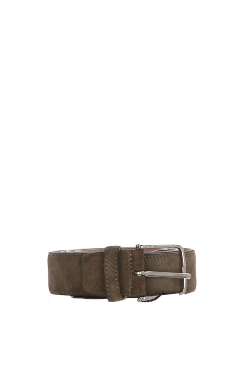 Cintura Uomo in Pelle Scamosciata Made in Italy - 1