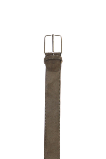 Cintura Uomo in Pelle Scamosciata Made in Italy - 5