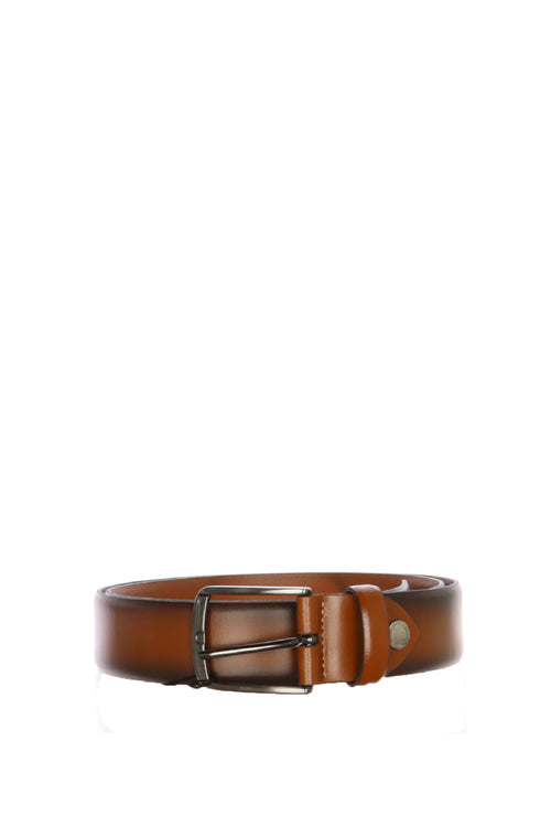 Cintura Uomo in Vera Pelle Cuoio Made in Italy - 1