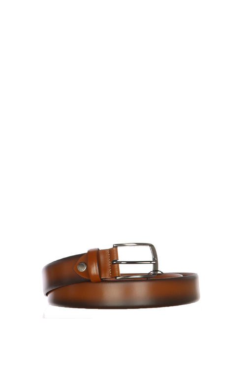 Cintura Uomo in Vera Pelle Cuoio Made in Italy - 2