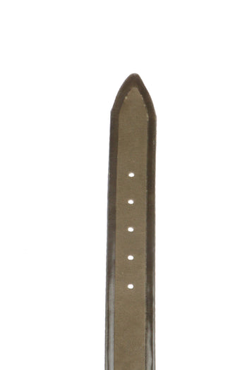 Cintura Uomo in Vera Pelle Fango e Marrone Made in Italy - 7